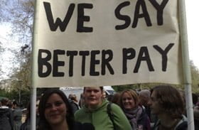 Report: Teachers strike for better pay