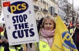 PCS – united action on pay and cuts