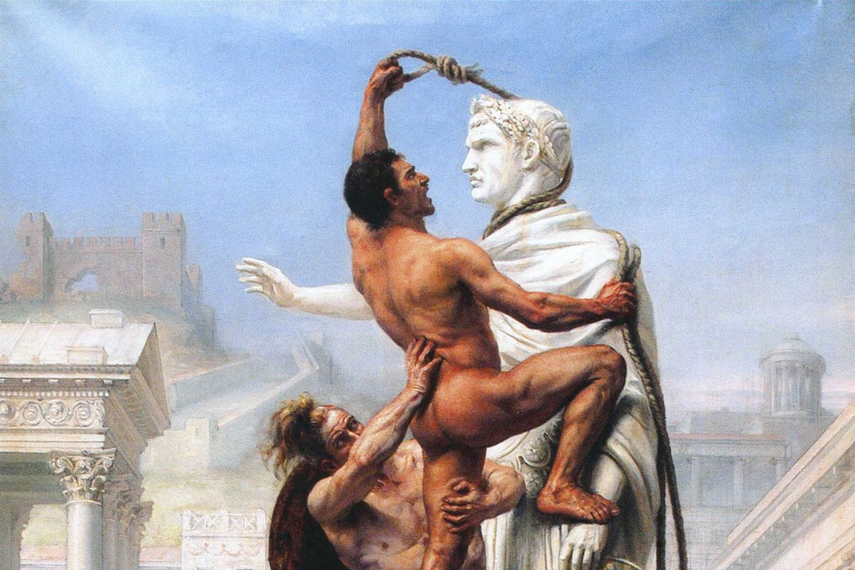 The Sack of Rome detail civilisation barbarism historical materialism