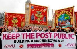 Postal workers vote against Royal Mail privatisation