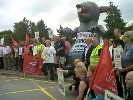 “Break the law, not the poor!” – Unite promises to defy Tory anti-trade union laws