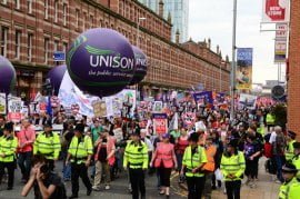 50,000 march in Manchester: time for the TUC to call a one-day general strike