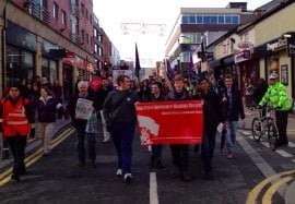 Reports from the picket lines: Marxist students support the strikes