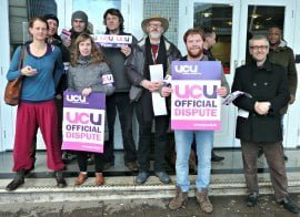UCU strikes in higher education continue