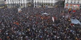 Spanish protests demand a republic