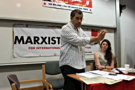 Over 100 present at the International Marxist School to discuss “A Century of Struggle”