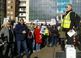 Hundreds protest against council cuts in Coventry
