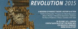 Revolution 2015: a weekend of revolutionary ideas and socialist alternatives
