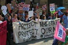Junior doctors fight back against Tory attacks