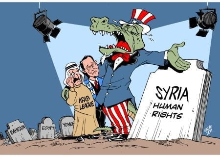 crocodile tears for syria wide