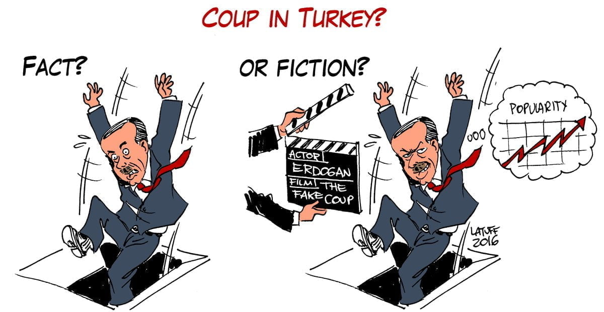 Coup in Turkey Latuff