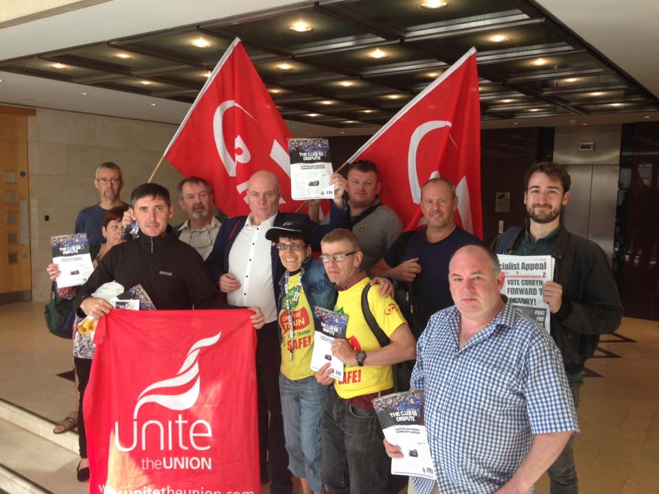 Trade unions stand with the Carlton United Brewery 55