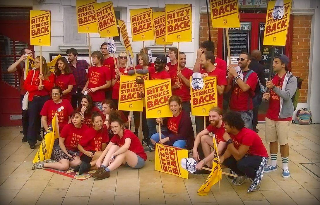 Ritzy workers strike back for London living wage