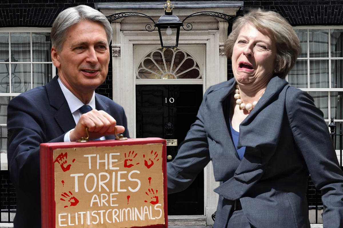 Tories laugh at Hammond’s sick joke of a Budget