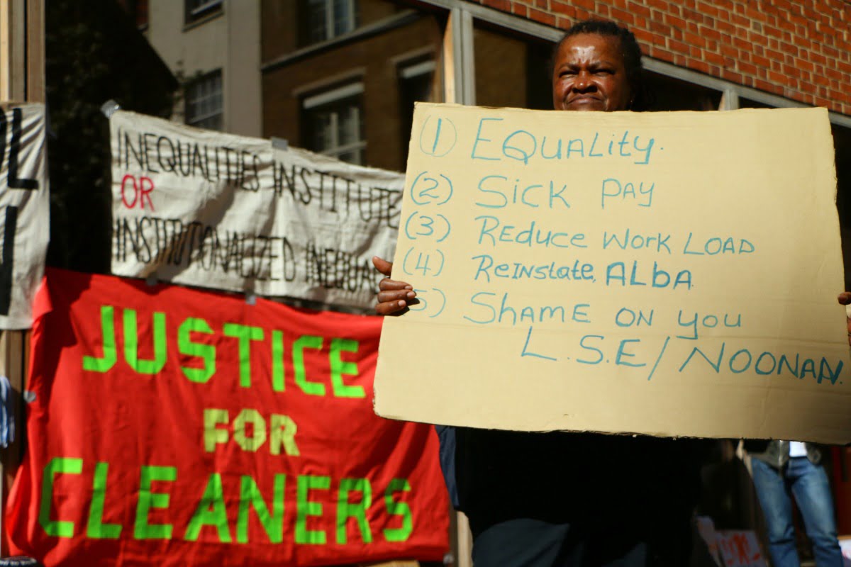 Cleaning staff at LSE show way forward with militant action