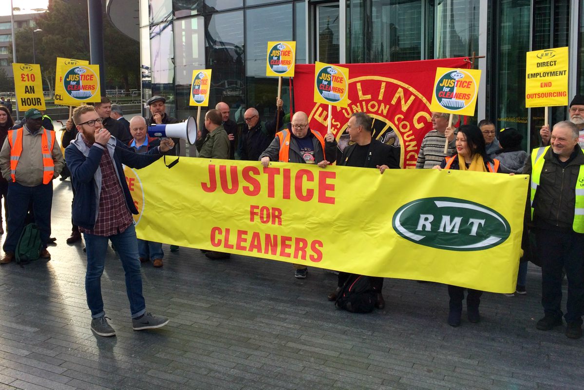 Justice for London Tube Cleaners!