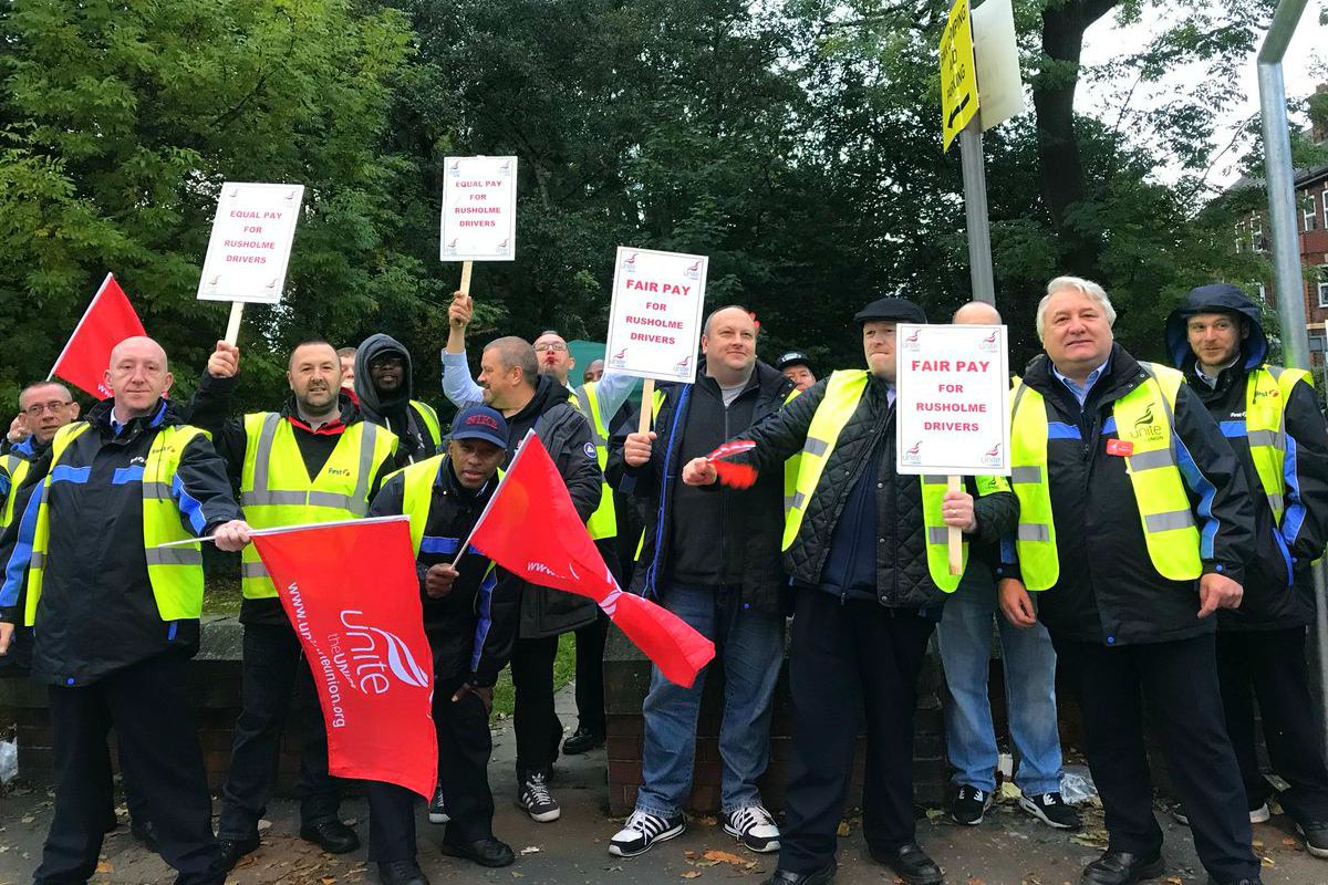 First Manchester bus drivers step up strike action