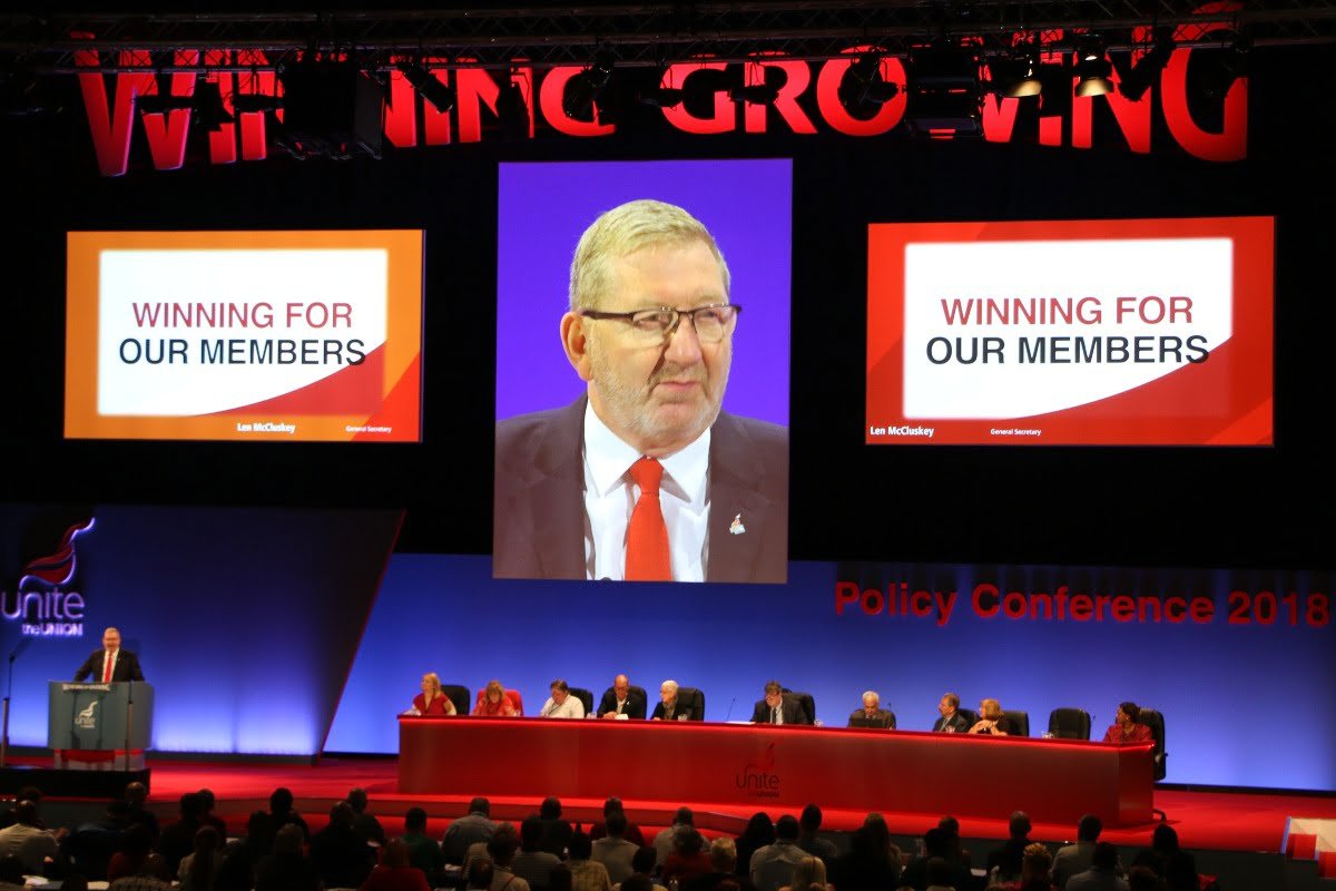 Clause IV comes close at Unite conference