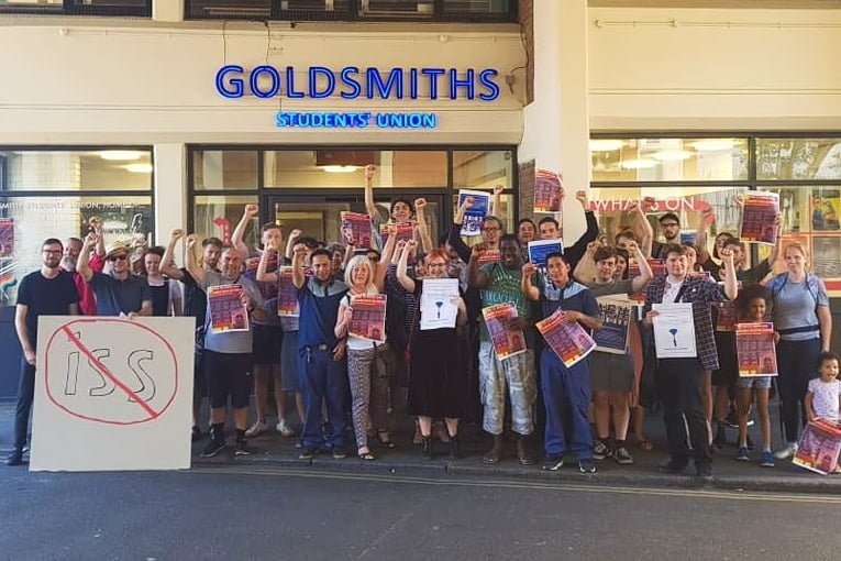 Goldsmiths cleaners demand justice