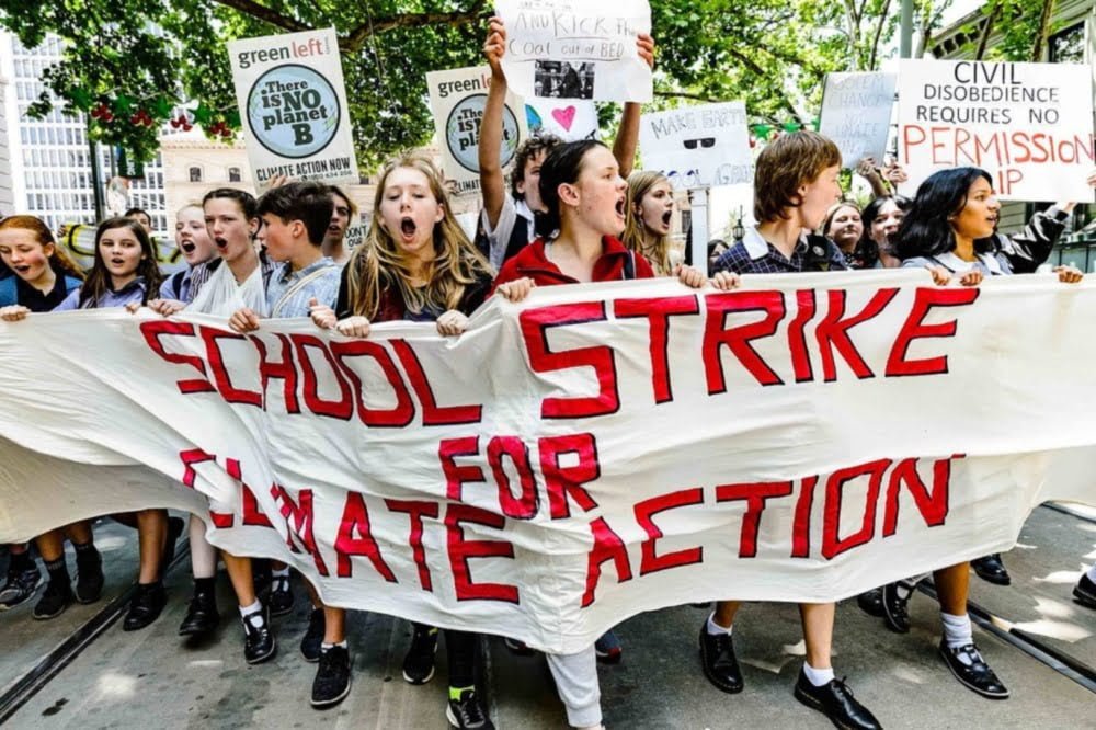 Student climate strikes demand radical change – we need a revolution