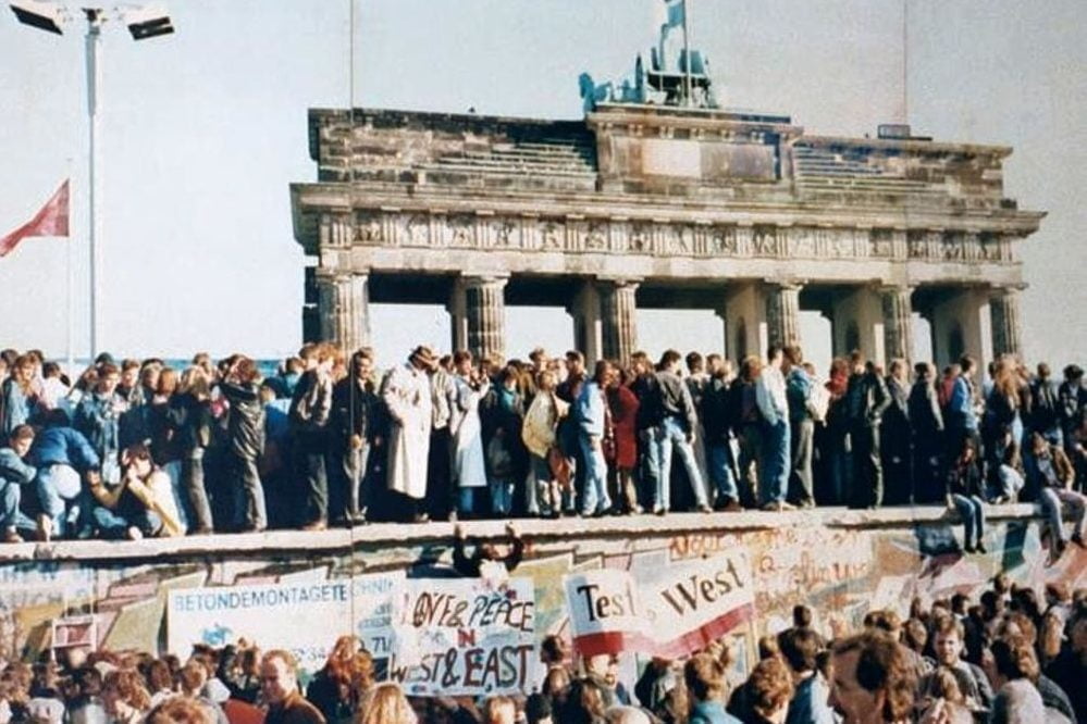 The fall of the Berlin Wall and the collapse of Stalinism