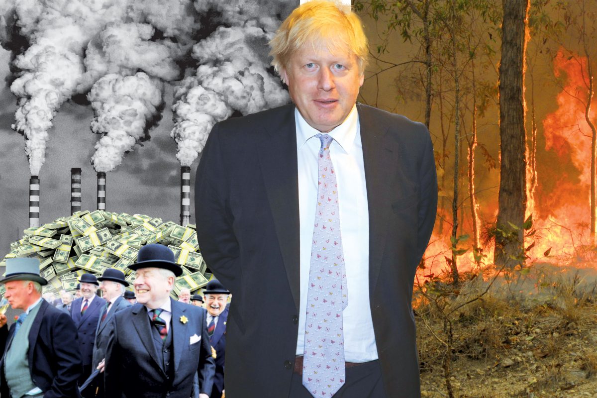 Boris Johnson and the Tories: Friends of the rich, not the planet