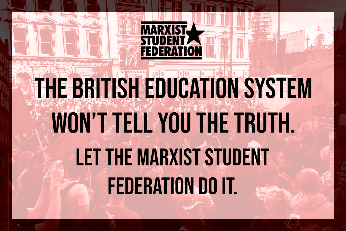 Join the Marxist student campaign to tell the truth!