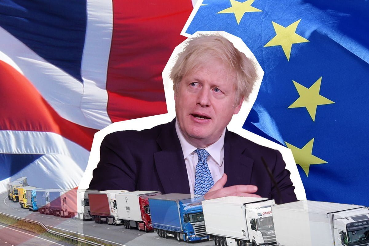 Brexit-lorries