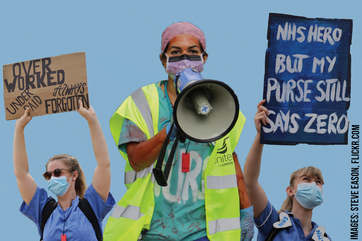 Health sector pay showdown: Unite and strike for 15%!