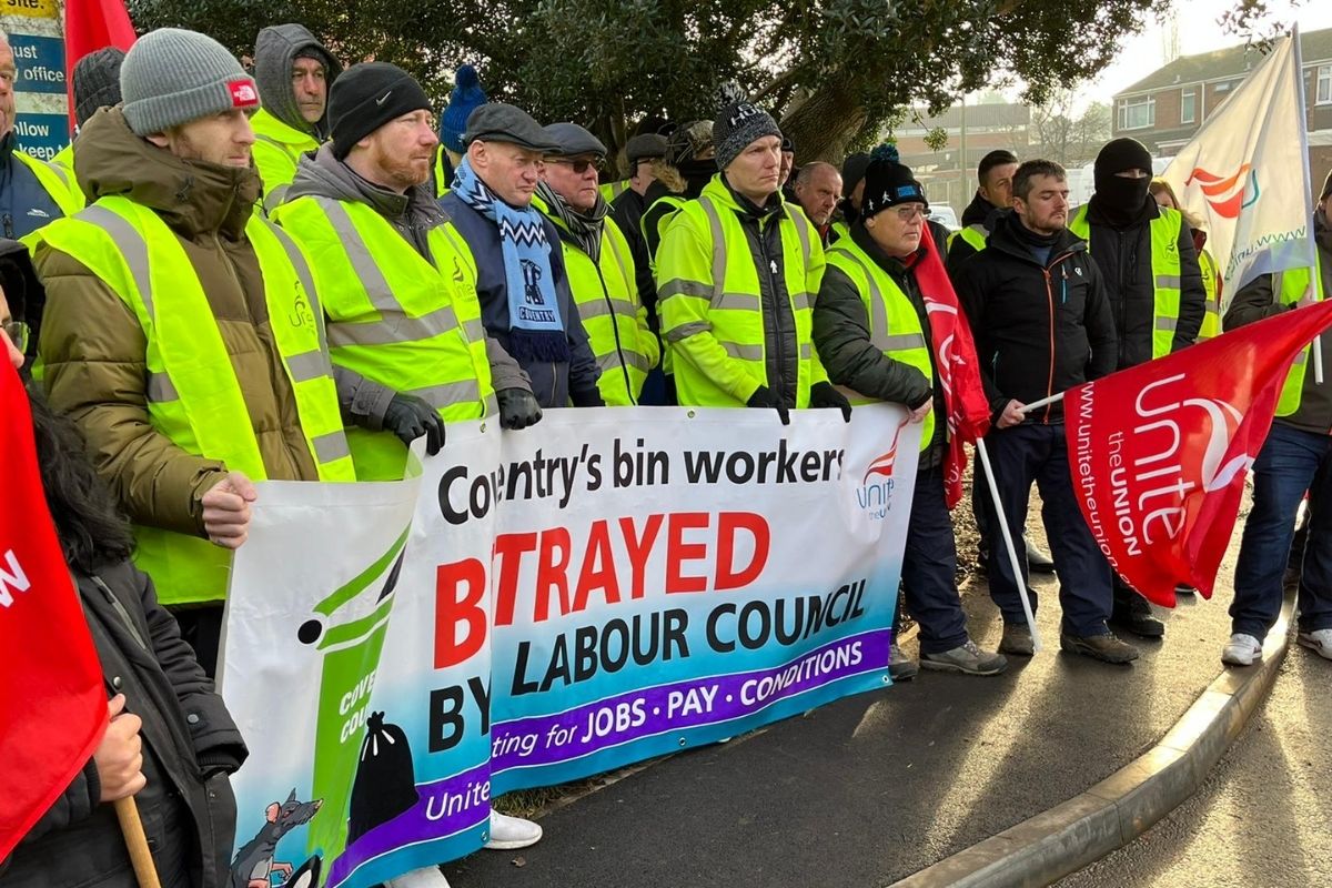 ﻿Coventry bin strike: Mood hardens on the picket lines