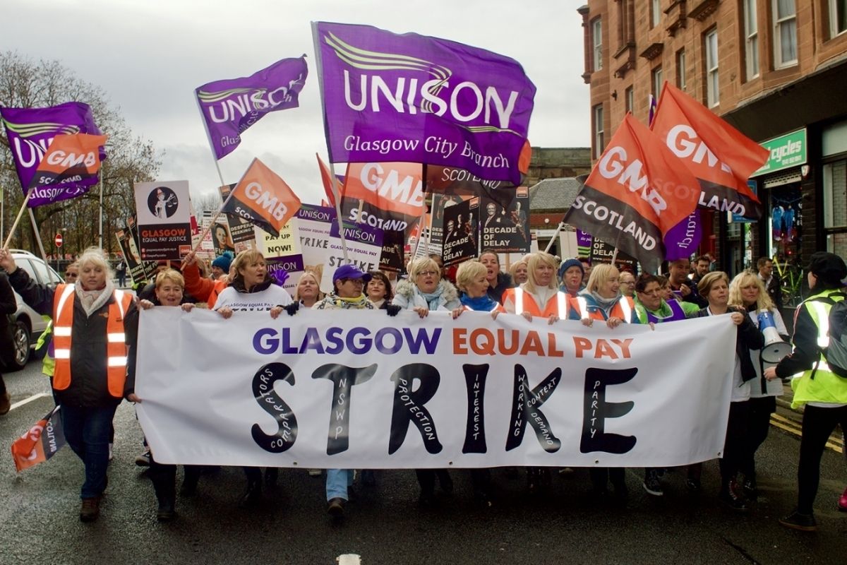 Glasgow council workers prepare to strike for equal pay