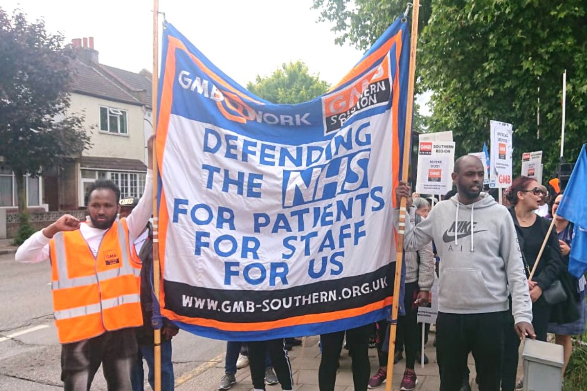 Outsourced hospital workers strike against Mitie: Enough is enough!