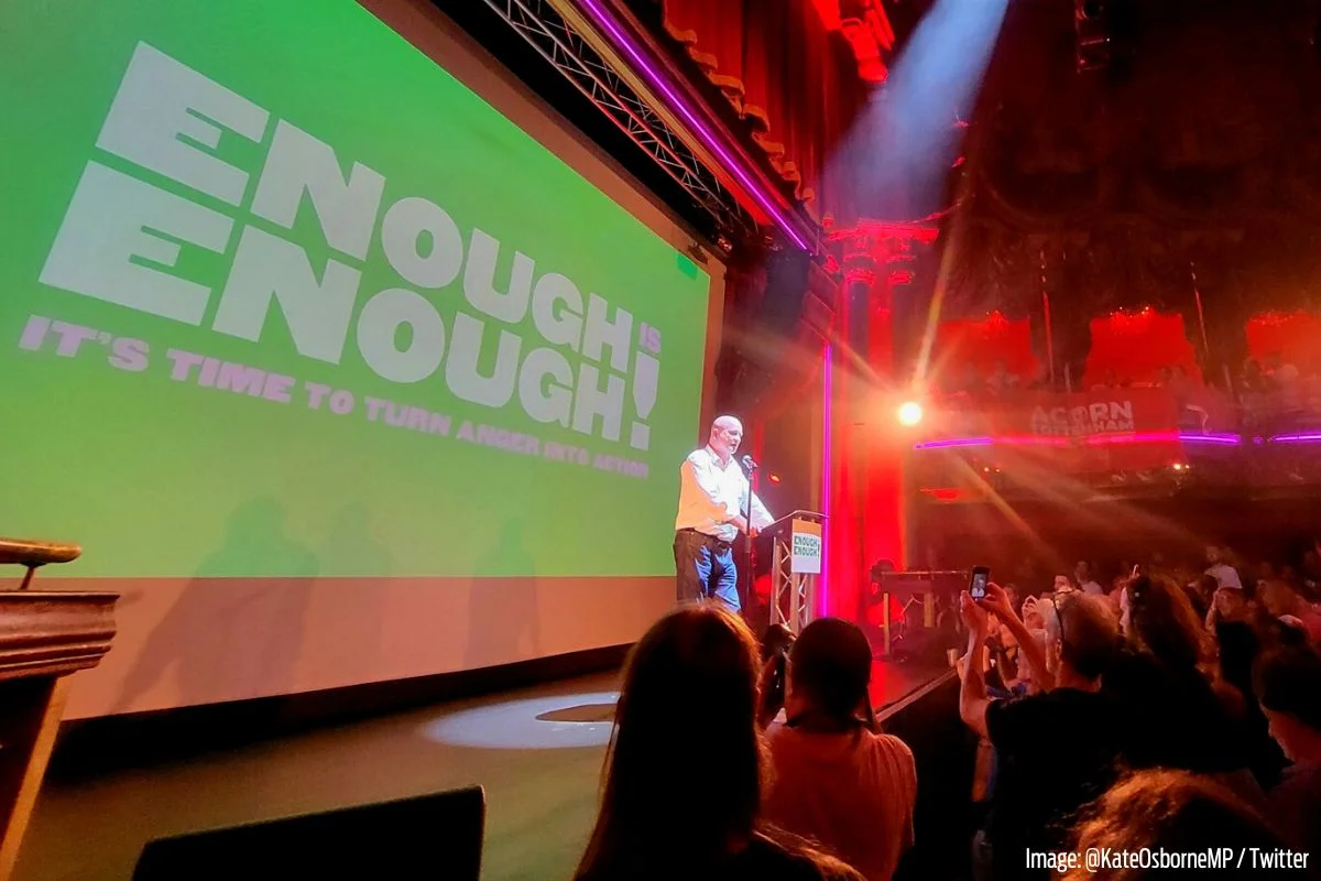 Enough Is Enough launch: “They act in their class interests, it’s time we act in ours!”