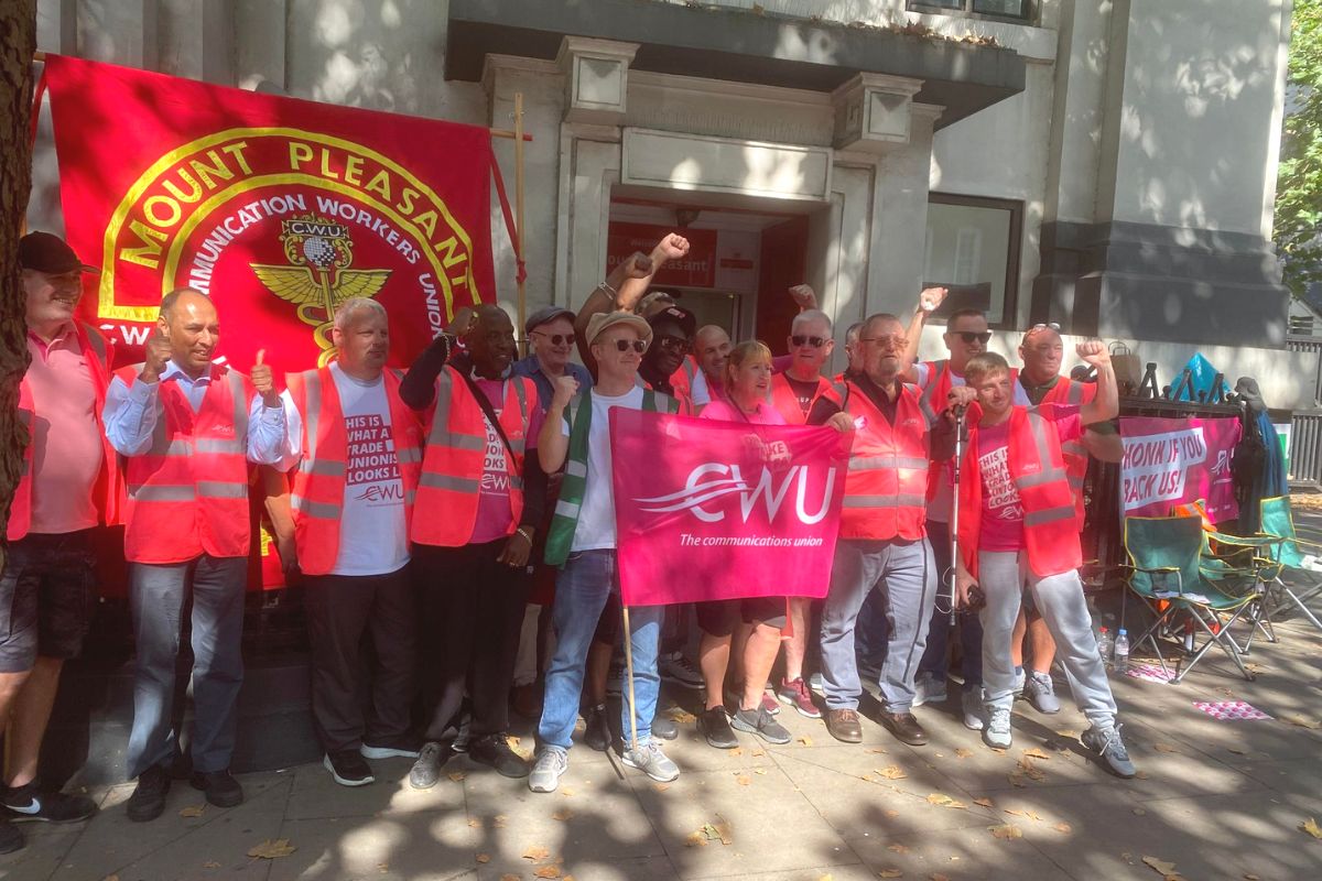 Posties and BT workers strike together – “If we stop work, things stop working”