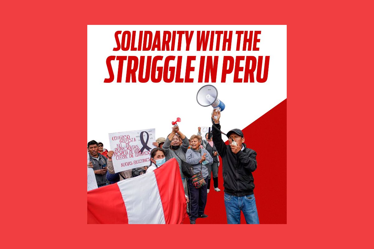 Solidarity with the struggle in Peru