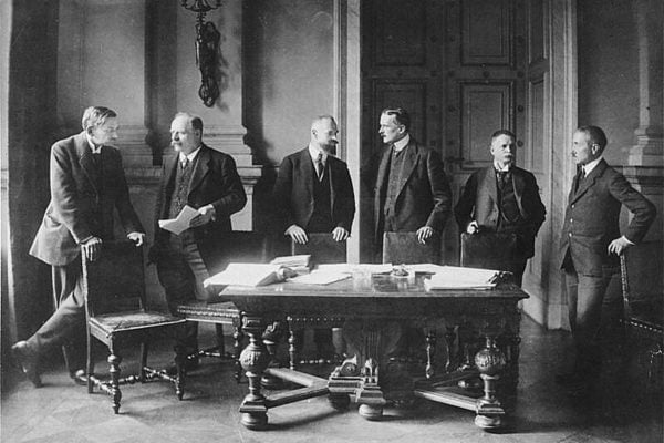 German delegation treaty of versailles (credit german federal authority)