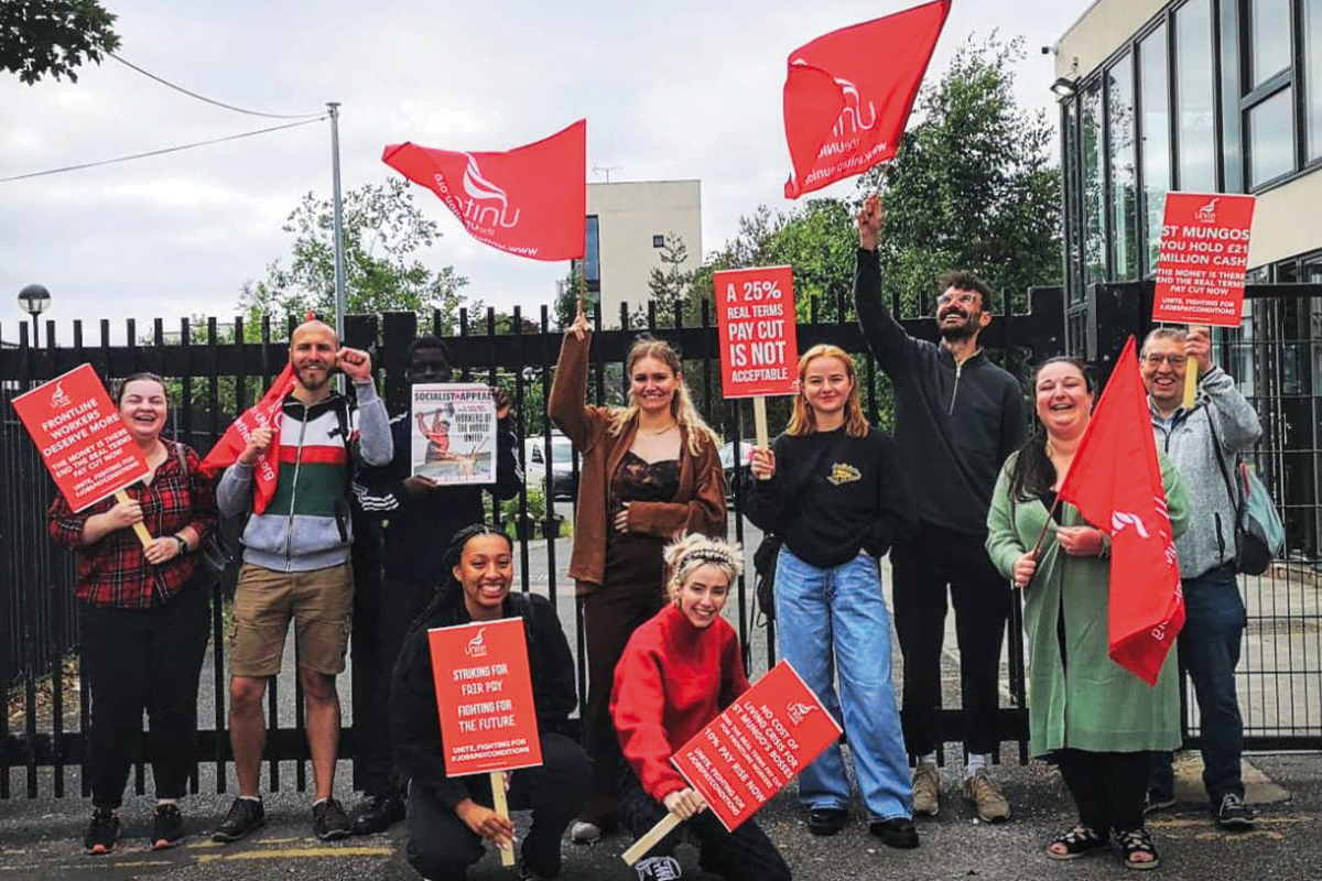 St Mungo’s strike: Link the struggles! Fight for socialist policies!