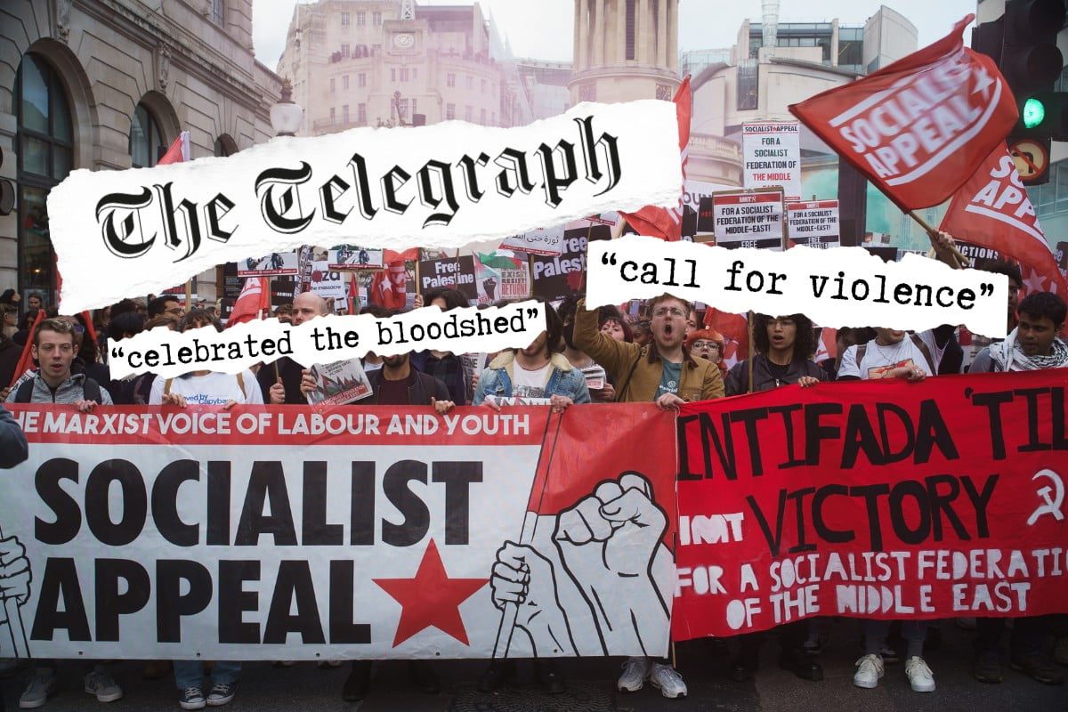 Intifada until victory! – Communist response to The Telegraph